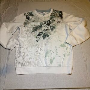 Northern Reflections Green Leaf Print Top